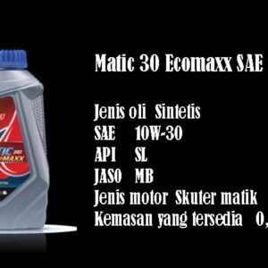 Matic 30 Ecomaxx Rekomendasi Oli Motor Matic