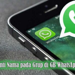 mengganti nama pada grup di gb whatsapp