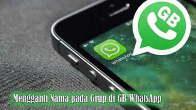 mengganti nama pada grup di gb whatsapp
