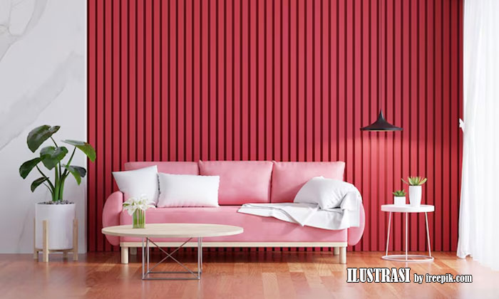 perpaduan tekstur dalam desain interior